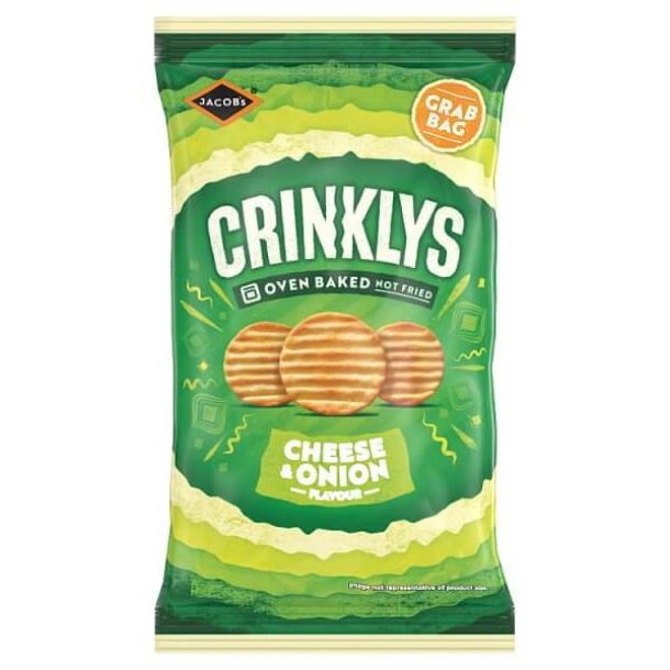 Baked Crinkly Cheese & Onion