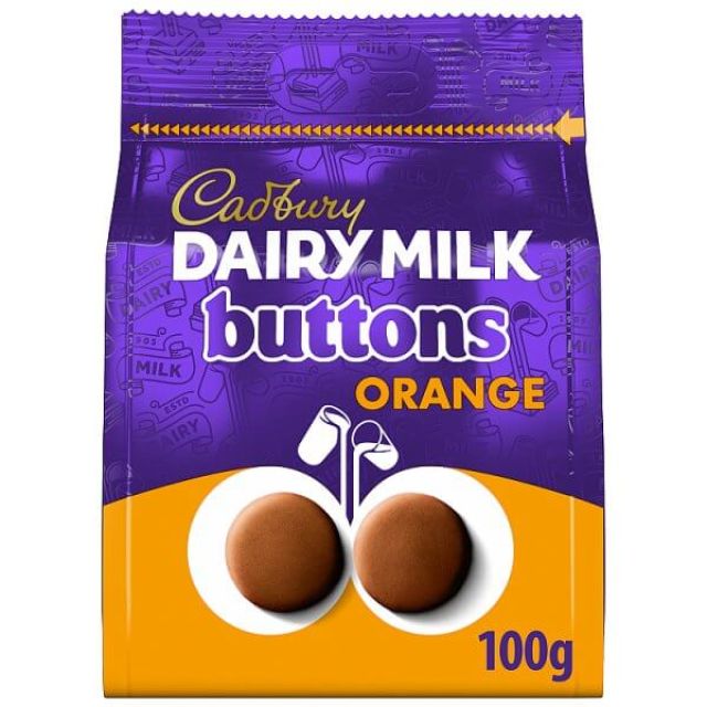 Cadbury Dairy Milk Chocolate Orange Buttons Bag