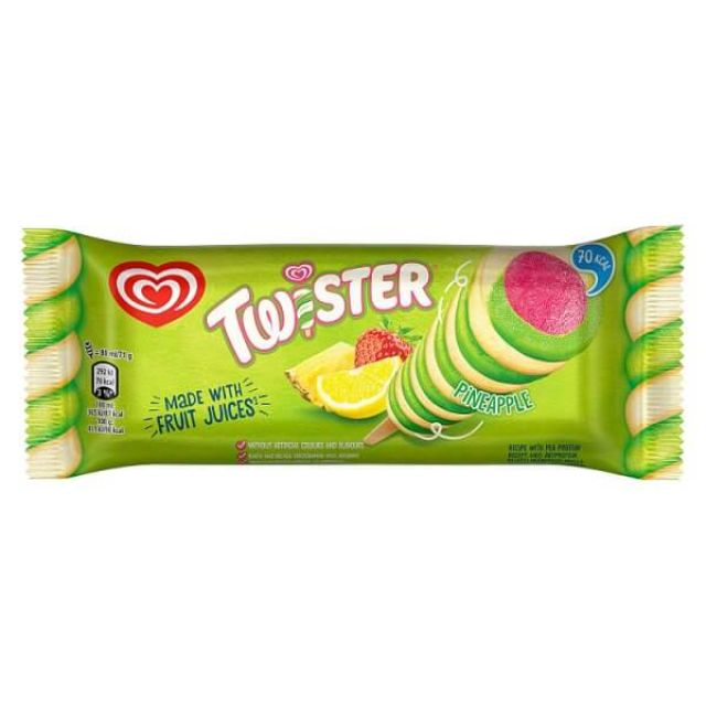 Heartbrand Twister Ice Lolly Pineapple