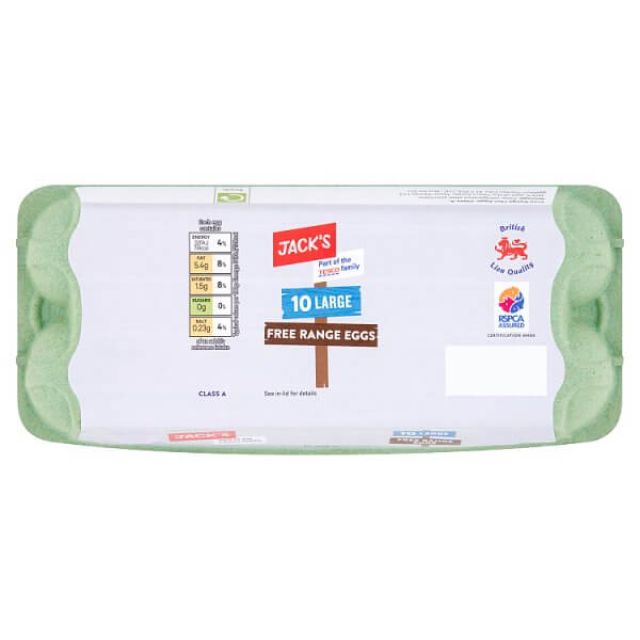 Jacks Large Free Range Eggs