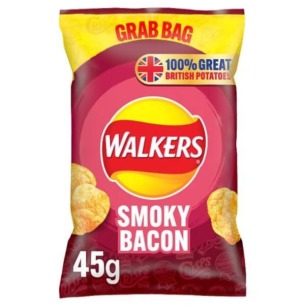 Walkers Smoky Bacon Grab Bag