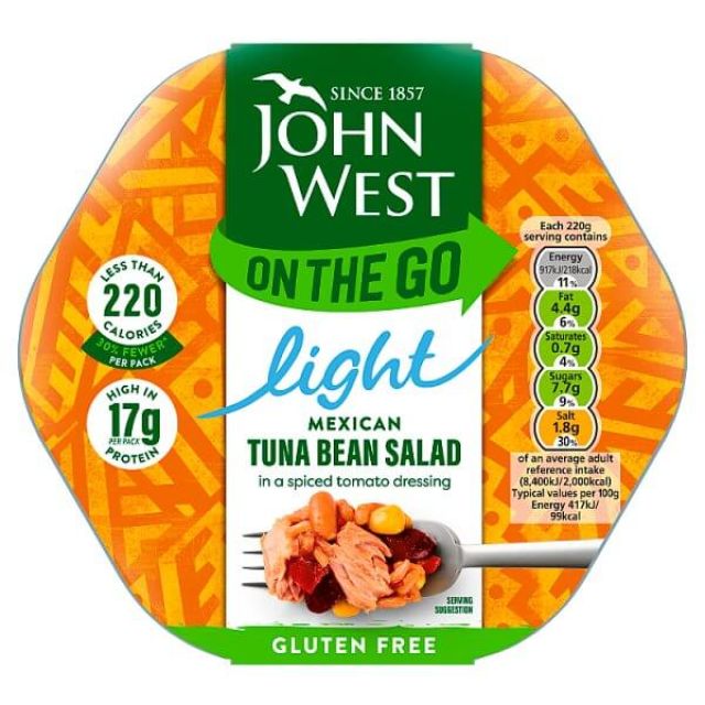 John West on the Go Light Mexican Tuna Bean Salad