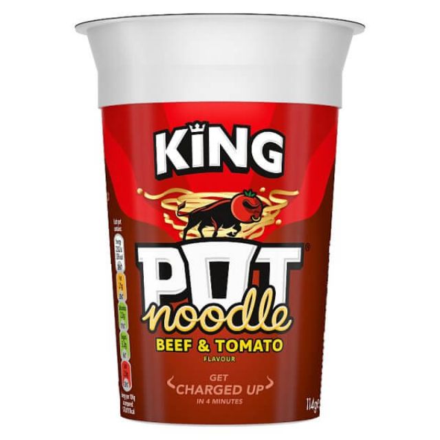 Pot Noodle Beef & Tomato King Pot Noodle